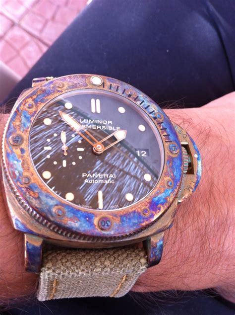 panerai patina